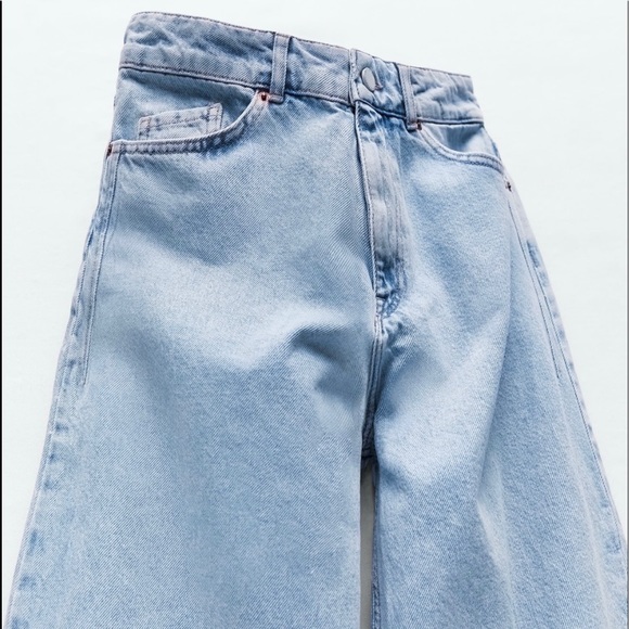 High rise wide leg jeans - size 24 - Picture 3 of 4